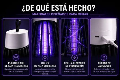 Lámpara mata mosquitos
